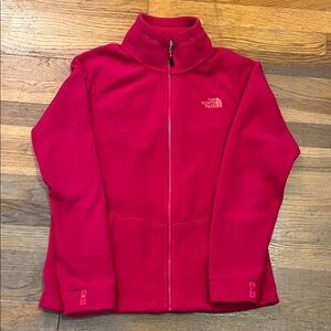The North Face dark pink Polartec Fleece EUC Large
